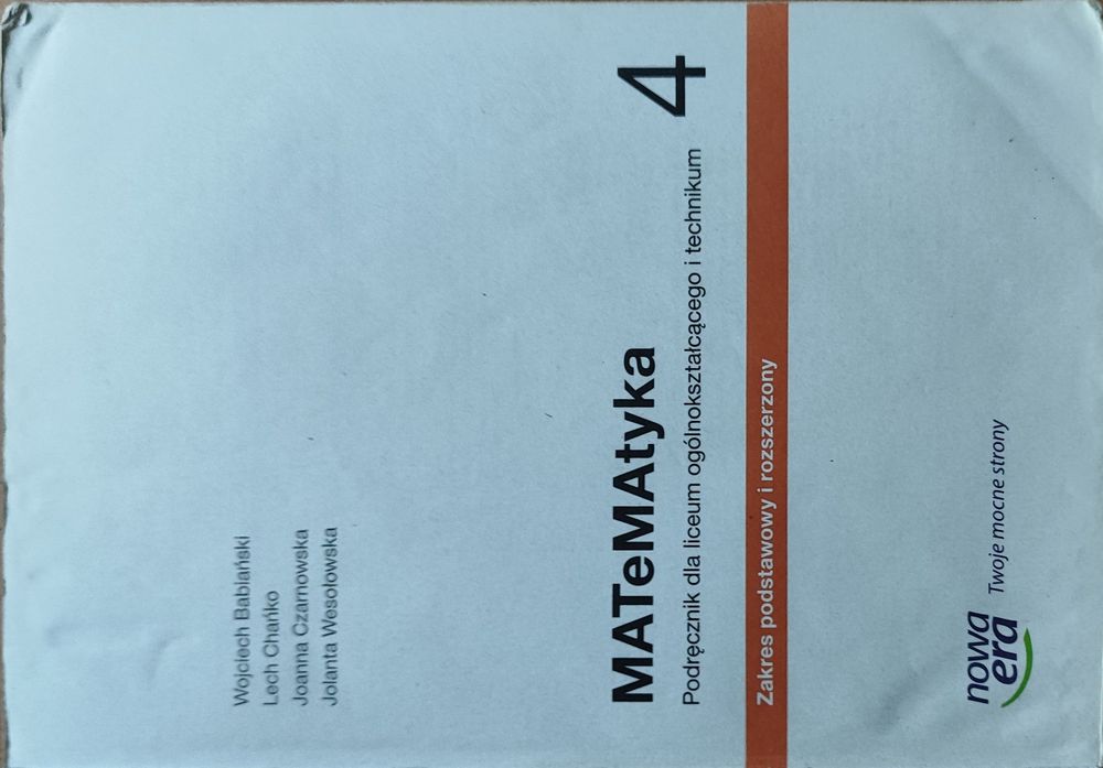 Matematyka 4 + ćwiczenia