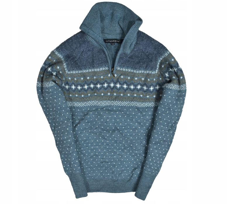 Jotunheim Męski Wełniany Sweter Trekkingowy Zipneck M