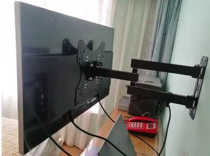 Кріплення для телевізора Кронштейн для тв 17" 24" 28" 32" 40" 42" Кронштейн для монітора Підставка для тв Кронштейн для телевізора похило-поворотний