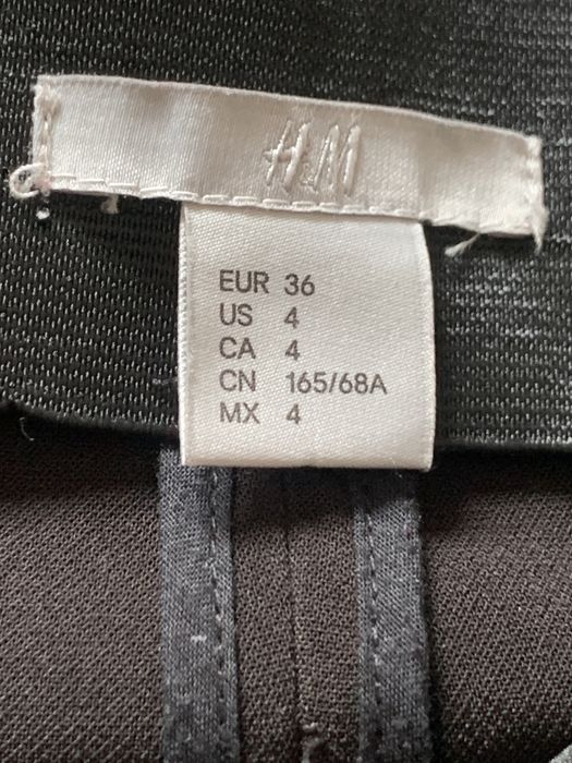 Calções pretos, H&M, 36/S