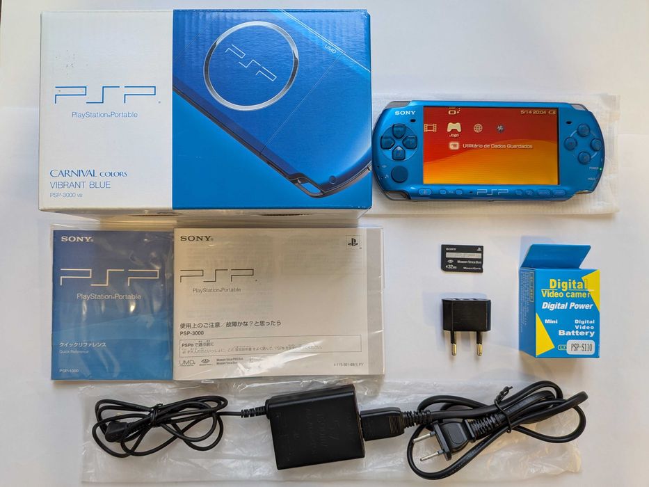 PSP Slim Azul Vibrante
