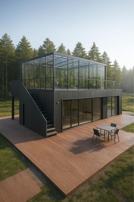 Domki modułowe z kontenerow morskich