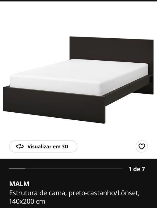 Cama completa IKEA com gavetas e colchão ( transporte grátis Lisboa)
