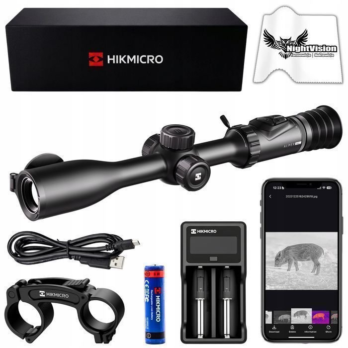 Luneta Noktowizyjna Celownik HIKMICRO Alpex 4K PRO A50P bez IR