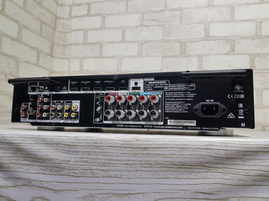 5.1 AV ресивер MARANTZ NR-1506+1, 5x70 Вт,HDMI,Wi-Fi,Bluetoot