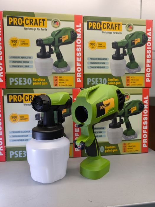 Акумуляторний фарбопульт Procraft PSE30 (без акб та зп)