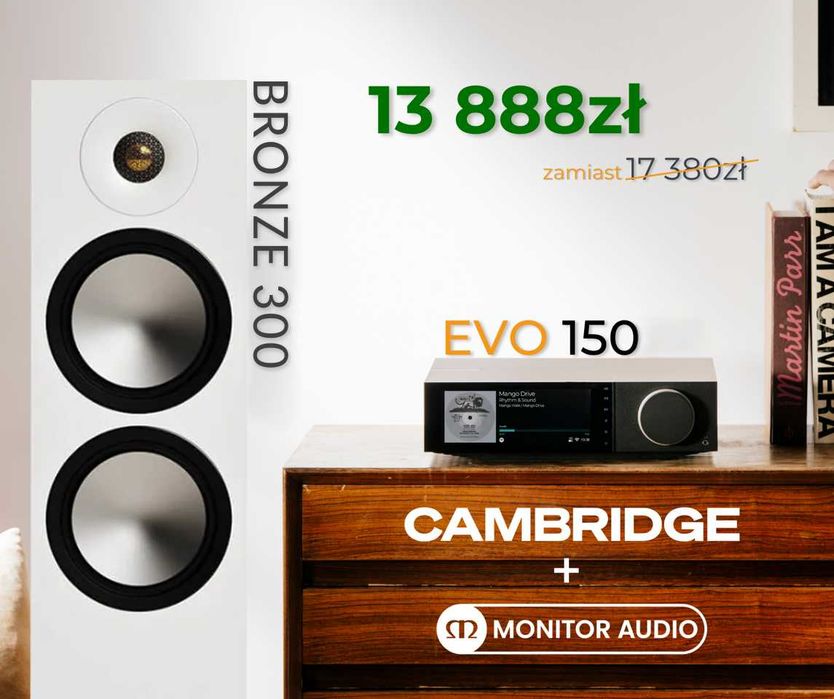 Cambridge Audio EVO150SE + Monitor Audio Bronze 500 Wrocław Fabryczna ...