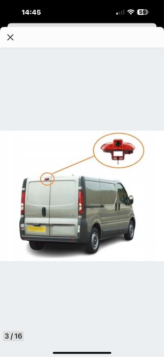 Kamera cofania Renault Trafic ,Vivaro,Primastar,Combo C,Movano