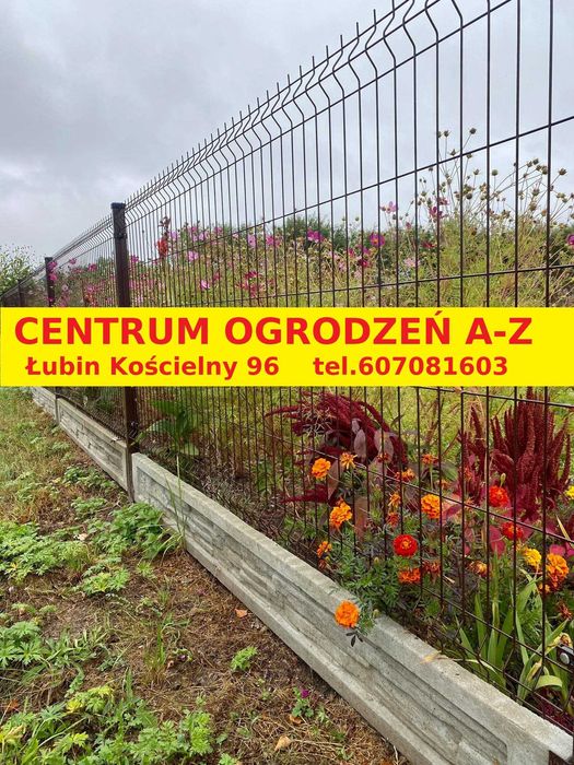 Ogrodzenia panelowe fi4 i fi5 na podmurówce kompleksowa realizacja