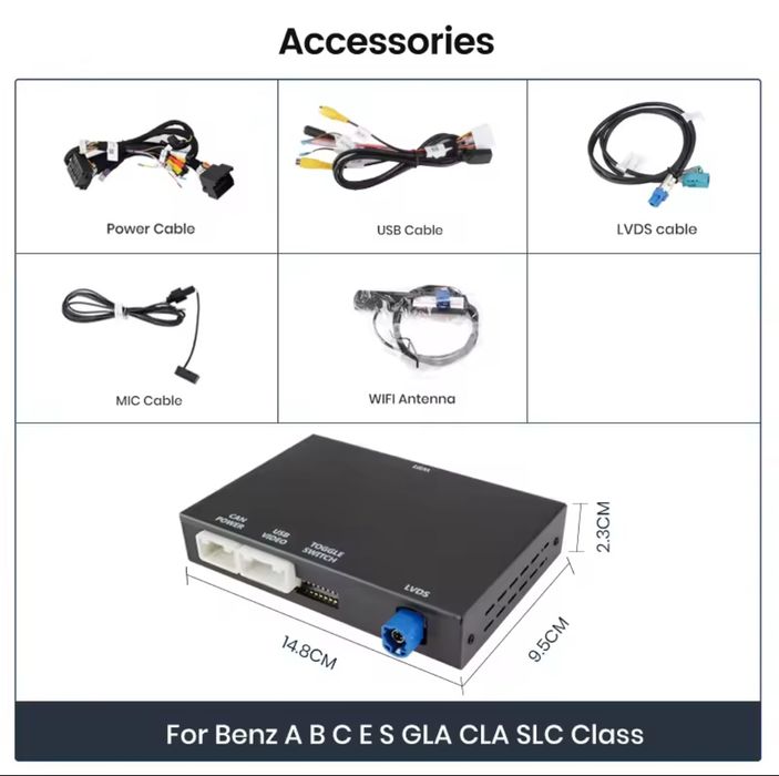 Box Upgrade Carplay e Android Auto wireless Mercedes NOVO