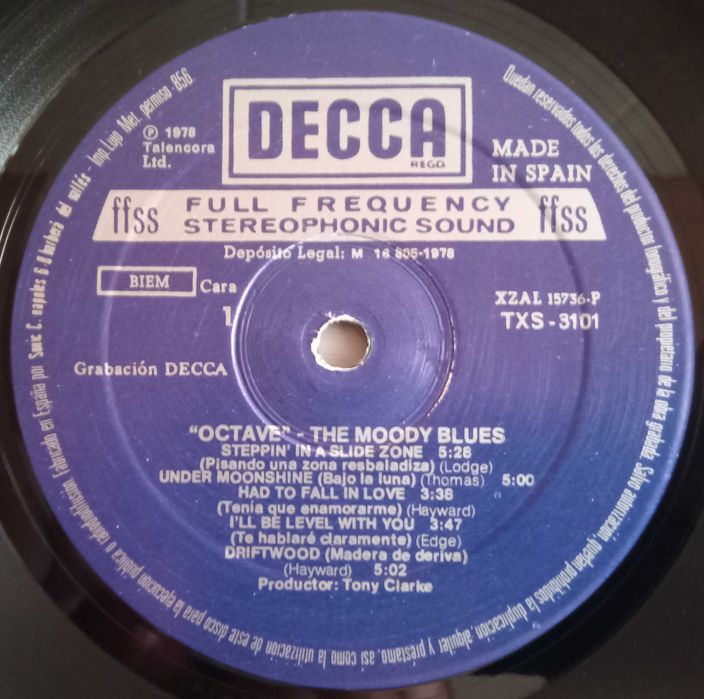 Moody Blues - - - - - Octave - - - - - LP