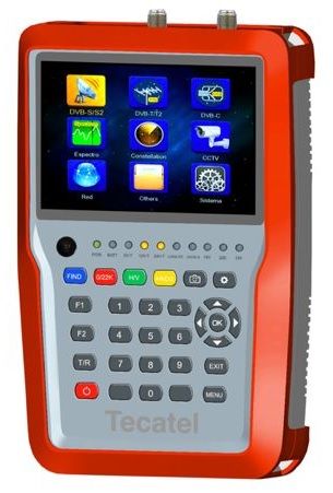 Medidor de Campo COMBO H.265 4K (TDT, Sinal Satélite, Cabo, Dados e CC