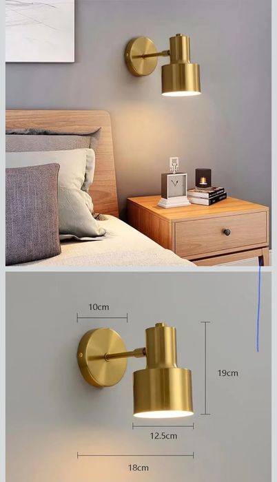 Vendo par de candeeiros de parede sem fios