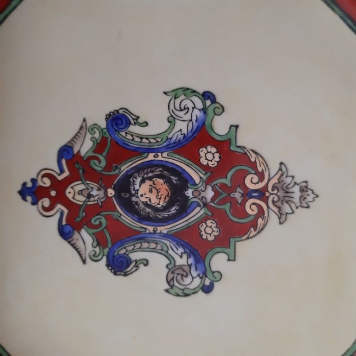 Antiguidade Museu - Prato Porcelana Chinesa - UW UNITED WILSON 1897