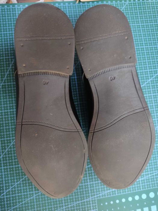 Buty skurzane nr 40 oxfordy