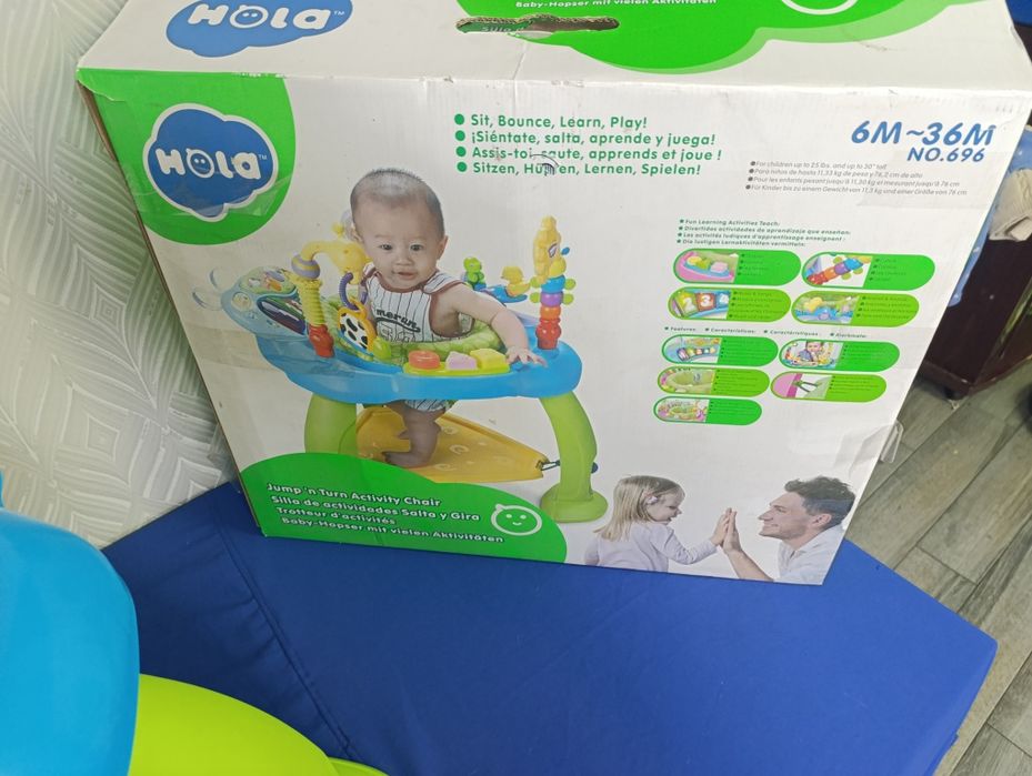Hola Toys ігровий розвиваючий центр Музичний стільчик игровой стульчик