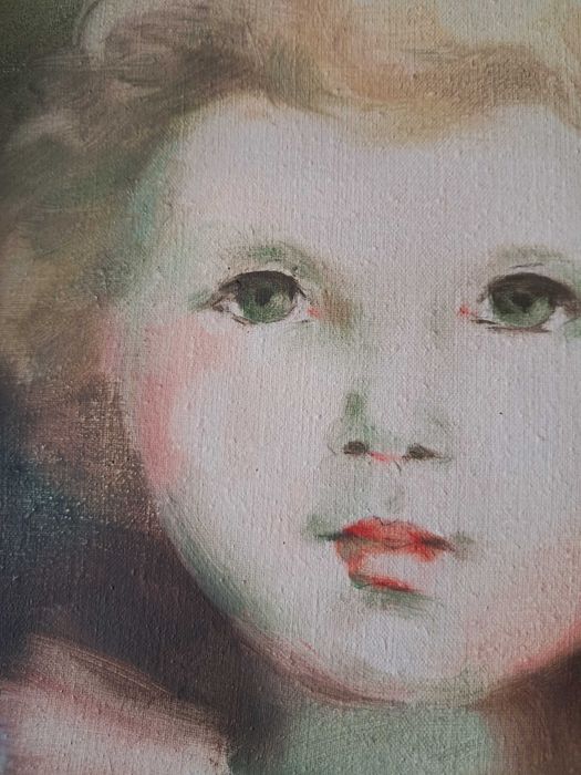 Obraz olejny  dziecko