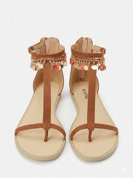Sandałki boho w stylu rzymianie 40.5