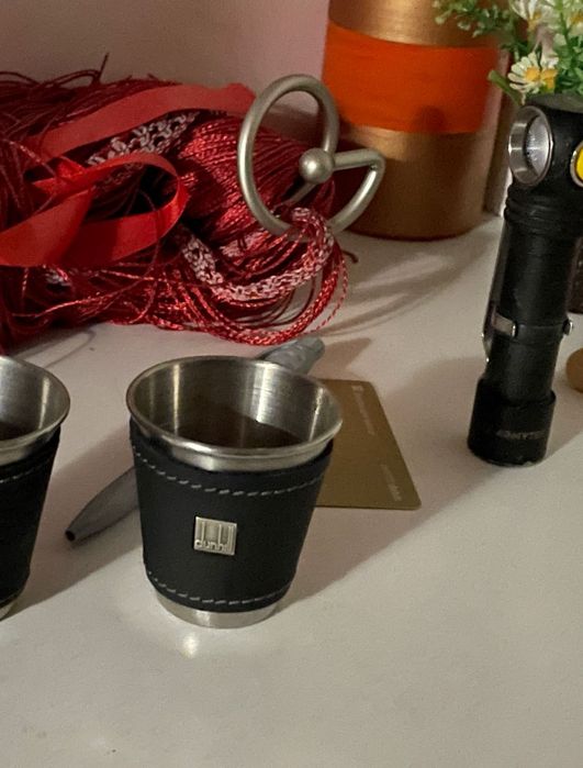 Фляга для алкоголя Alfred Dunhill. Новая.