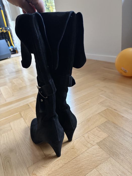 Kozaki prima moda 41 skóra naturalna eleganckie nowe czarne