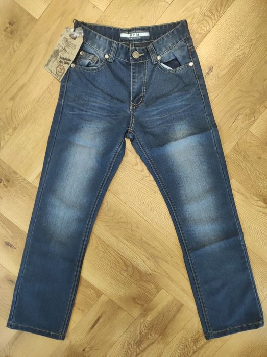 Chłopięce spodnie jeansowe 70cm pas