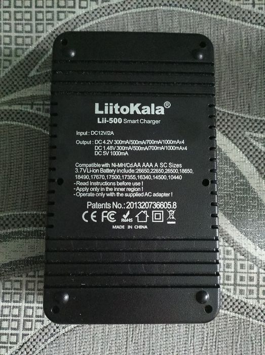 Оригінал Liitokala Lii-500 Зарядний пристрій + LED USB