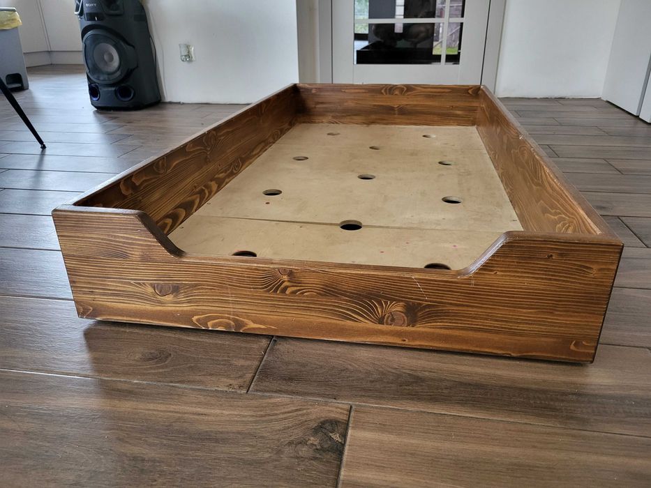 Łóżeczko dziecięce dębowe 160x80