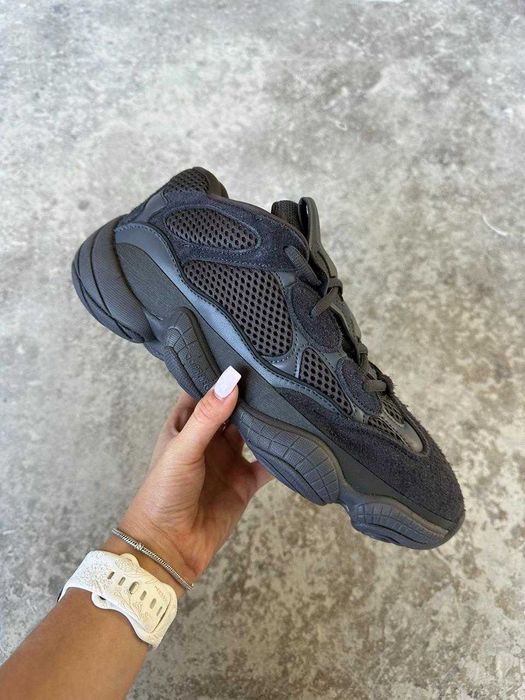 Чоловічі кросівки Adidas Yeezy Boost 500 "Black" Розміри 40-45