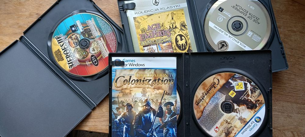 Heroes IV 4 Age od Empires Civilization IV Colonization Gry PC