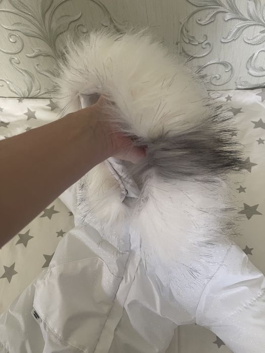 Комбінезон дитячий, зимовий, білий.