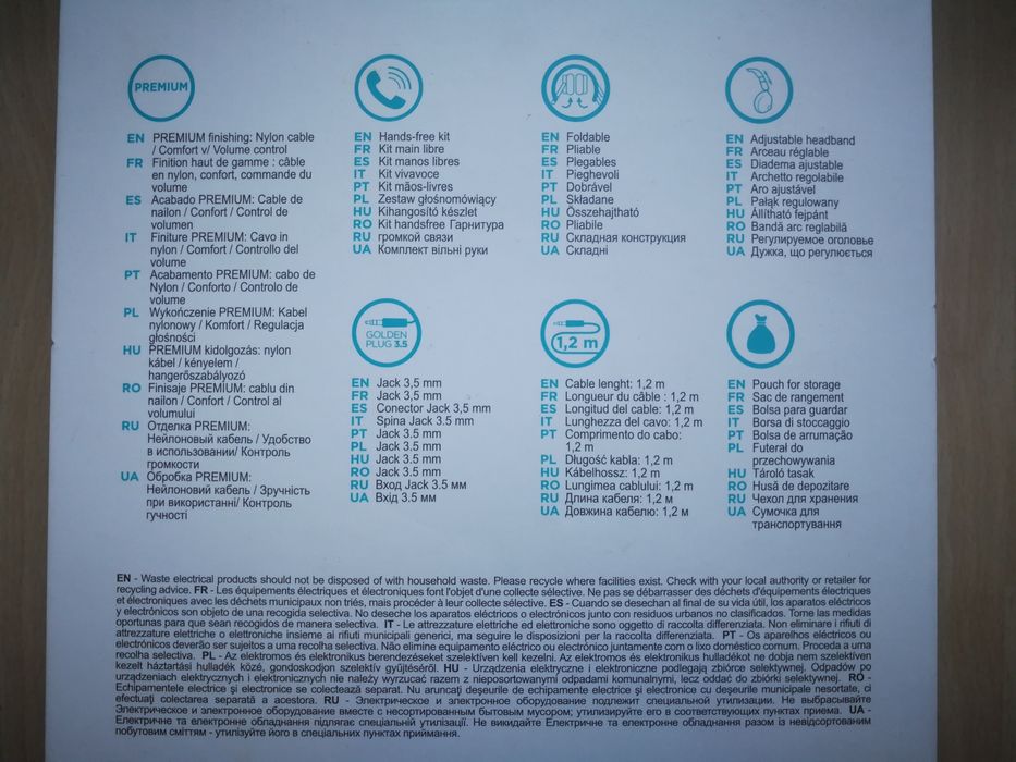 Słuchawki przewodowe Qilive / nowe / zamknięte