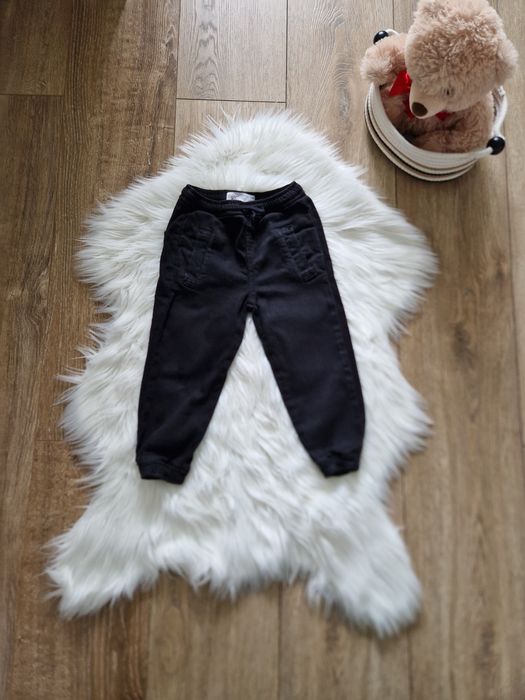 Spodnie jeansowe joggery Zara r 104