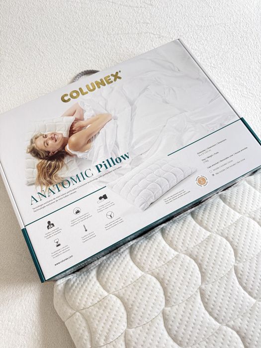 Almofada anatómica cervical Colunex (nova). Excelente oportunidade!