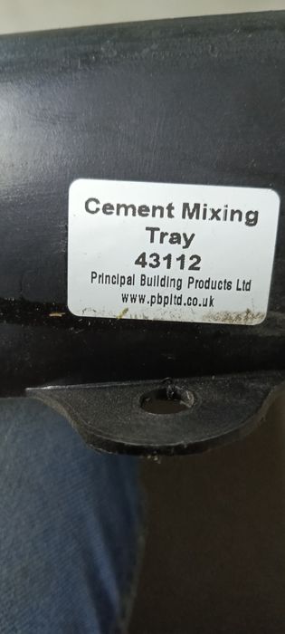 Taca do mieszania tynku gipsu zapraywy