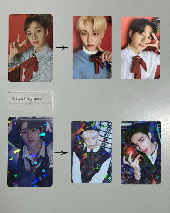 Обміняю картки Стрей Кидс / Stray Kids з альбому Christmas EveL