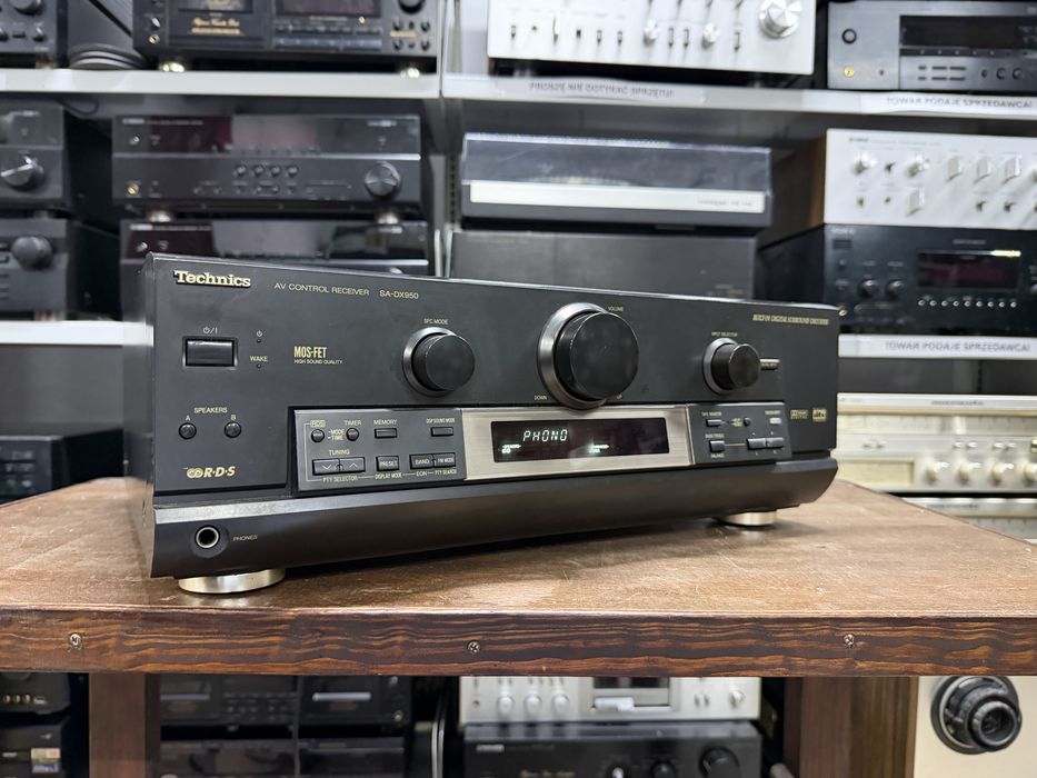 ‼️ Technics SA-DX950 – Amplituner AV 5.1 z Dolby Digital, DTS, Wejściami Cyfrowymi i Wieloma Wejściami Audio/Video | Audio Room