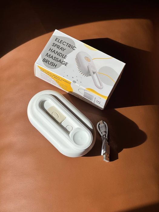 Парова щітка масажер спрей 3 в 1 для вичісування шерсті тварин