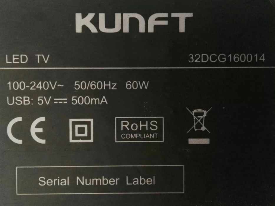 Main board TP.SIS231.P83
KUNFT 32DCG1 6 0 0 1 4