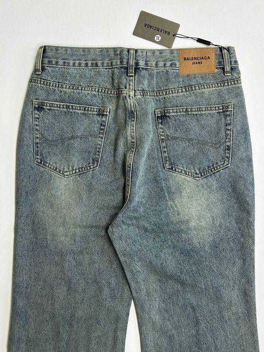 Джинси BALENCIAGA flared faded washed jeans клеш кльош джинсы archive