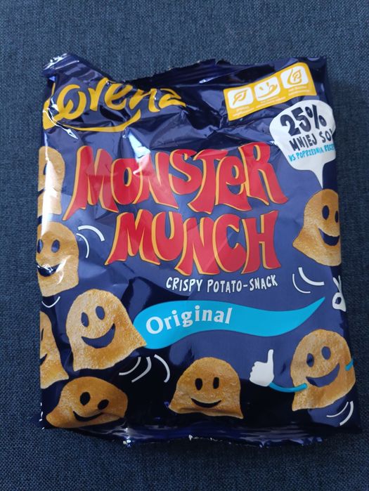 Prażynki chrupki monster munch 20g