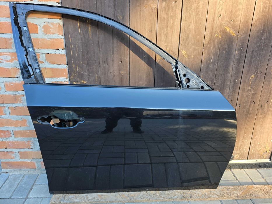 BMW 5 E60 E61 Drzwi Prawe Przód Schwarz 2 668/9 Org. Lakier