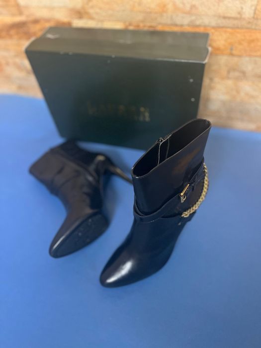 Продам оригінальні шкіряні ботильйони Ralph Lauren
