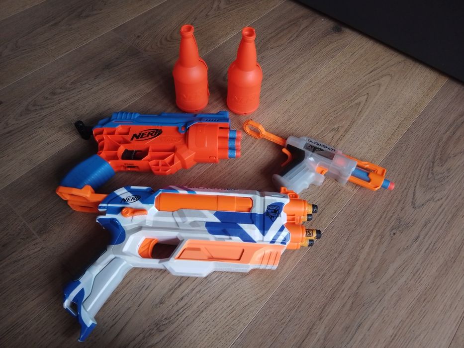 Pistolety Nerf 3 sztuki