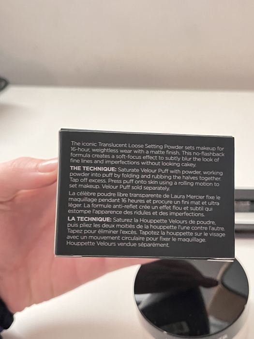 Zestaw Loose setting powder puder 29g i cień do powiek Laura Mercier