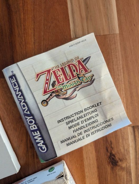 Zelda The Minish Cap GBA BOX Oryginał + Instrukcja Unikat