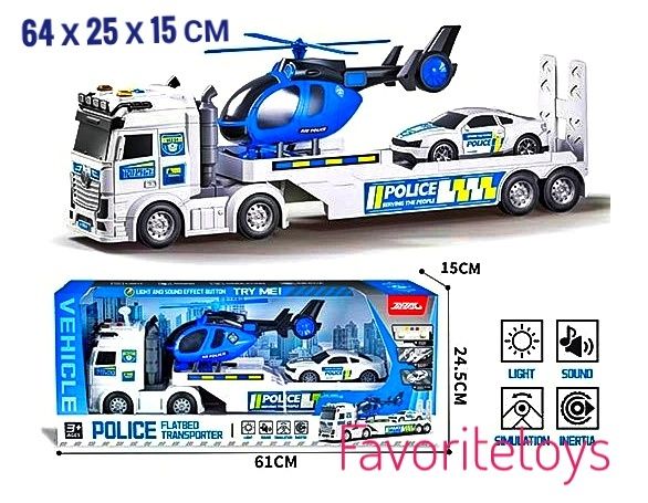 Трейлер с машинками в ассортименте