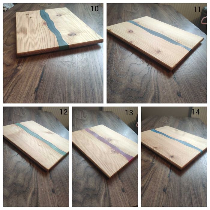 Deska do serwowania z żywicą