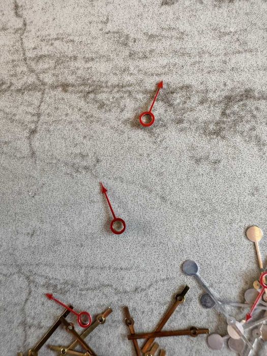 Wskazówki do zegarków naręcznych zestaw Vintage 1