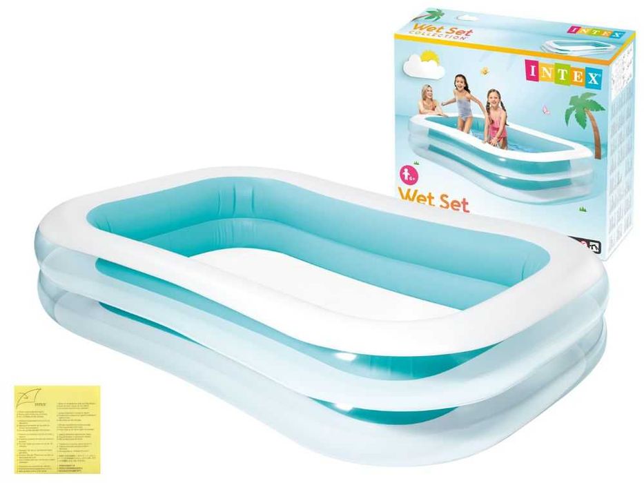 Детский надувной бассейн Intex 56483 Інтекс Интекс 262х175х56 см