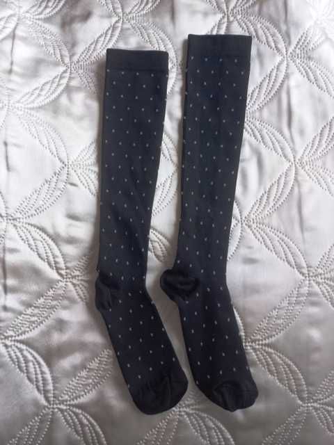Damskie podkolanówki, długie skarpety rozmiar 38-39